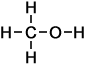 Displayed Formula of Methanol