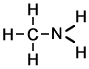 full displayed formula of methanamine