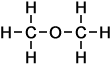 Displayed Formula of Methoxy Methane
