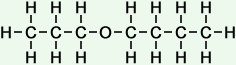 molecular structure of propoxy butane