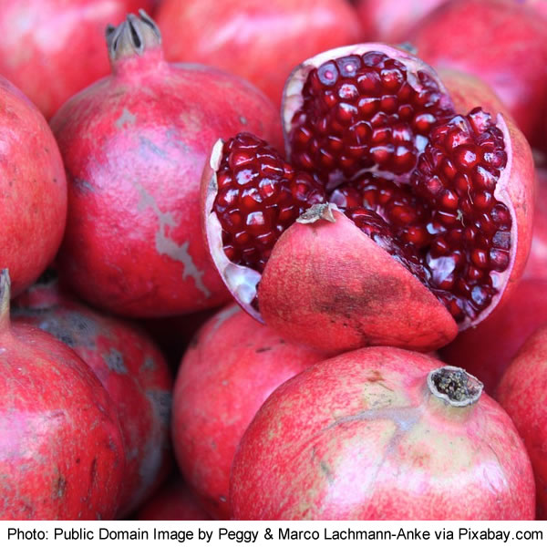 Photo of pomegranates by Peggy and Marco Lachmann-Anke